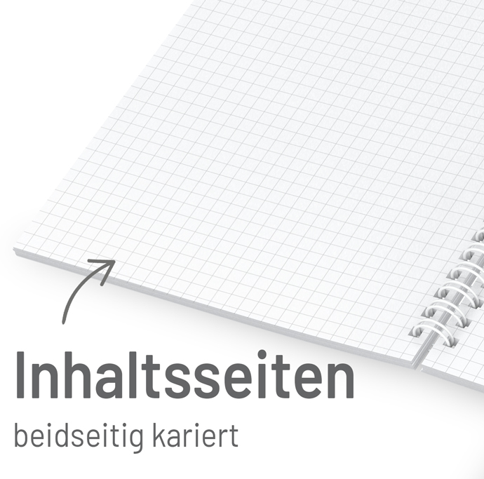 Spiralblock A5 Recycling - Inhalt Standard Spiralblock A5 Recycling - Inhalt Standard