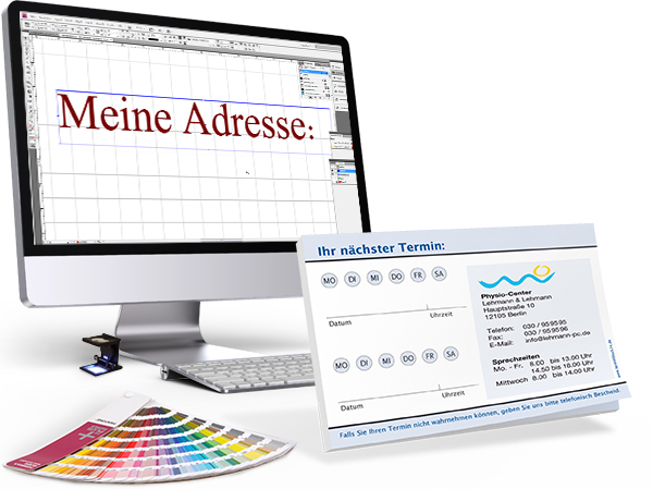 Gestaltungsservice für Terminzettel Gestaltungsservice für Terminzettel