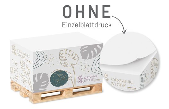 1018110010 Notiz-Zettelklotz 12 x 8 x 6 cm im Siebdruck auf Mini-Holzpalette Notiz-Zettelklotz 12 x 8 x 6 cm im Siebdruck auf Mini-Holzpalette
