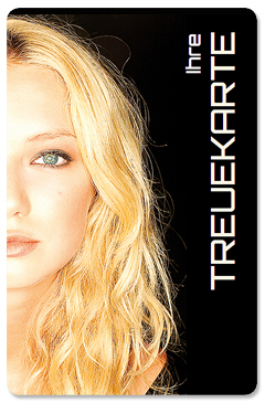 1244010117 Treuekarte "blonde Schönheit" Treuekarte "blonde Schönheit"