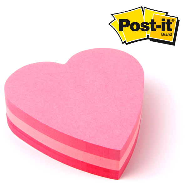 1410090100 Post-it® Notes Heart Shaped Post-it® Notes Heart Shaped