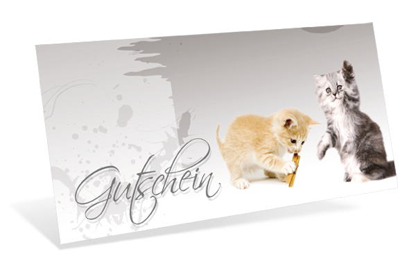 1209010165 Gutscheinkarte Classic "Schmusekätzchen" Gutscheinkarte Classic "Schmusekätzchen"