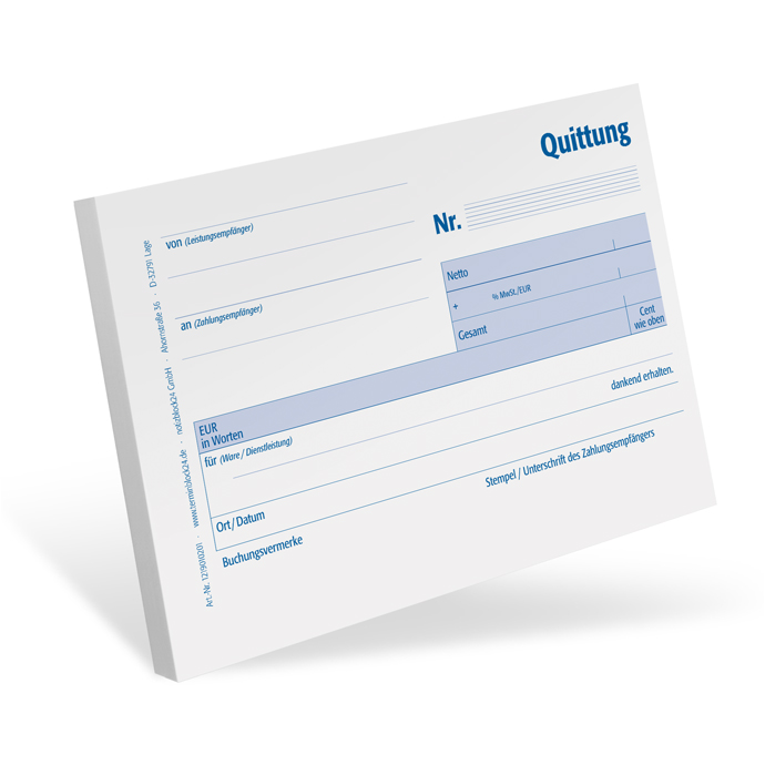 Quittungsblock Standard - 3er Pack Quittungsblock Standard - 3er Pack