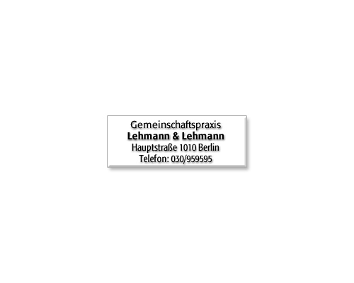 1213215822 individuelle Stempelplatte R1 individuelle Stempelplatte R1