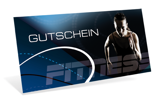 Gutscheinkarte Classic "fitness"