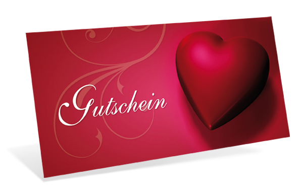 1209010187 Gutscheinkarte Classic "Love" Gutscheinkarte Classic "Love"