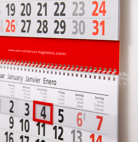 Idealer Wandkalender für jedes Büro