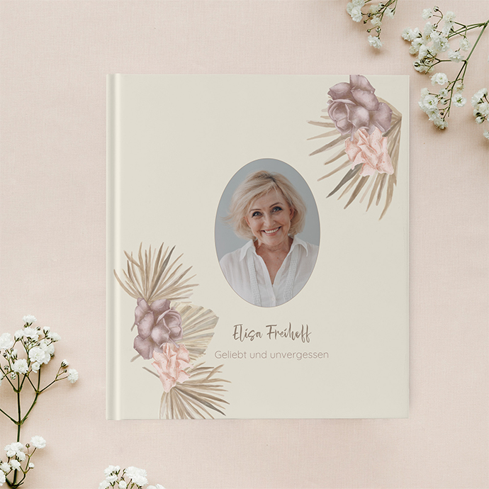 Kondolenzbuch -  Boho Minimal