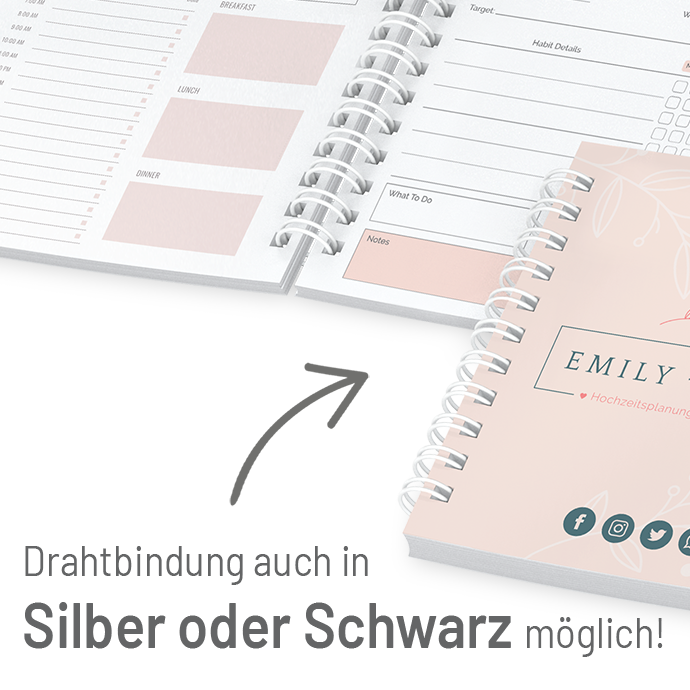 Spiralblock Quadrat klein individuell Spiralblock Quadrat klein individuell