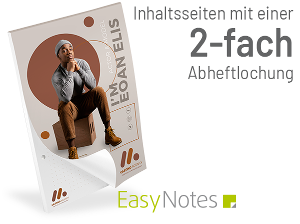 100205024002 Notizblock DIN A5 mit Umschlag + Abheftlochung Notizblock DIN A5 mit Umschlag + Abheftlochung