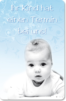 1204010130 Terminkarte "Baby Smiley" Terminkarte "Baby Smiley"