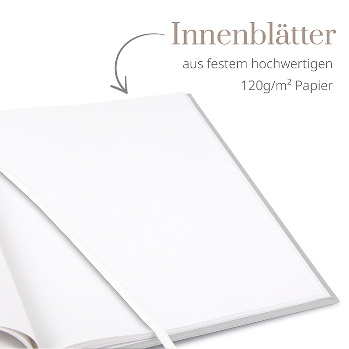 Kondolenzbuch - faded green