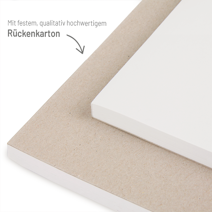 Notizblock Recycling DIN A4 + Abheftlochung Notizblock Recycling DIN A4 + Abheftlochung