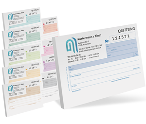 1219010105 Quittungsblock #5 optional nummeriert Quittungsblock #5 optional nummeriert