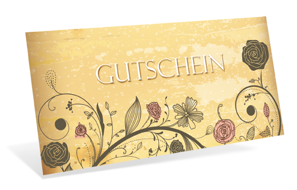 Gutscheinkarte Classic "Zauberranken" Gutscheinkarte Classic "Zauberranken"