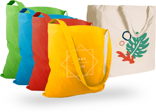 Baumwolltaschen verschiedene Modelle & Farben