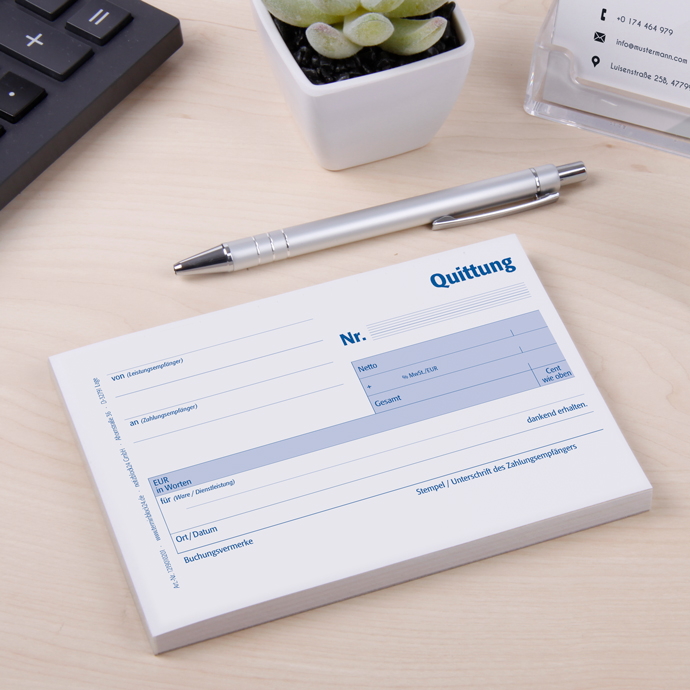 Quittungsblock Standard - 3er Pack Quittungsblock Standard - 3er Pack