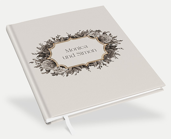 Gästebuch Hochzeit - Vintage "Baroque Frame"