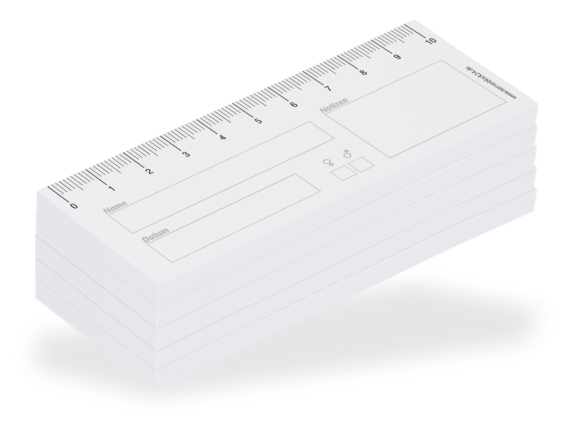 Haftnotiz-Wundlineal 10 cm - 5er Pack Haftnotiz-Wundlineal 10 cm - 5er Pack