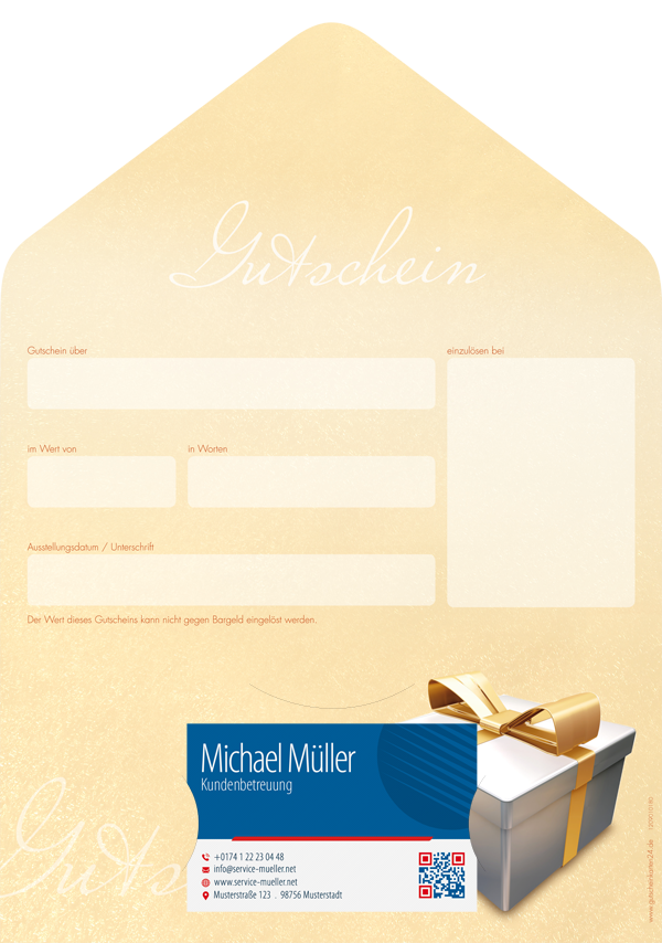 Gutscheinkarte Classic "golden surprise" Gutscheinkarte Classic "golden surprise"