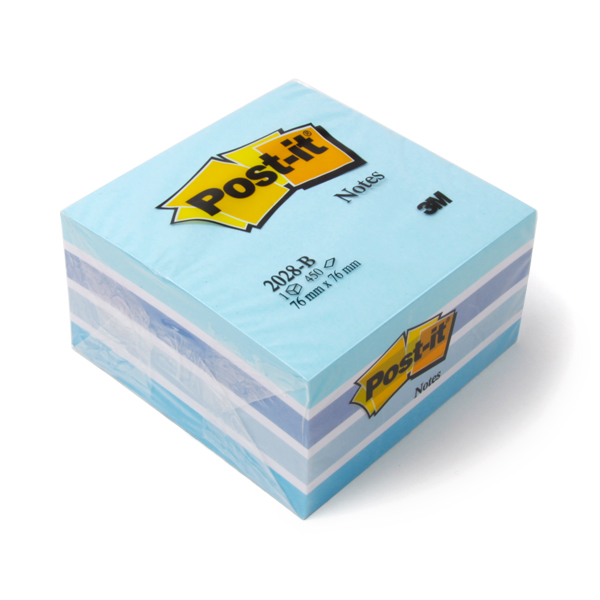 Post-it® Haftnotiz-Würfel blau