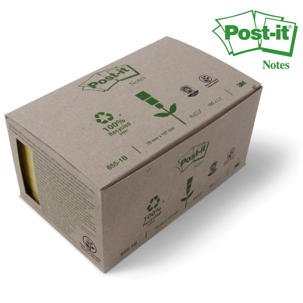 Post-it® Recycling Notes 127 x 76 mm Post-it® Recycling Notes 127 x 76 mm