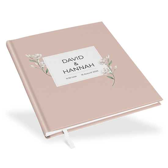 Gästebuch Hochzeit - Floral "Neutral Florals"