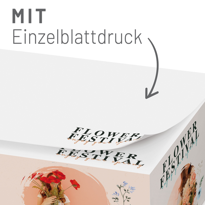 Notiz-Zettelklotz 12 x 8 x 6 cm im Digitaldruck auf Mini-Holzpalette Notiz-Zettelklotz 12 x 8 x 6 cm im Digitaldruck auf Mini-Holzpalette