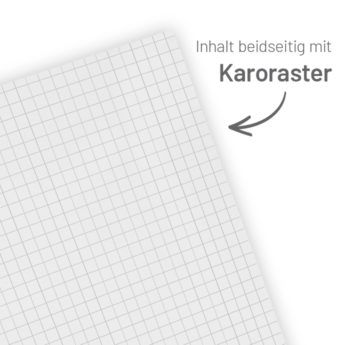 Spiralblock Quadrat klein - Inhalt Standard Spiralblock Quadrat klein - Inhalt Standard