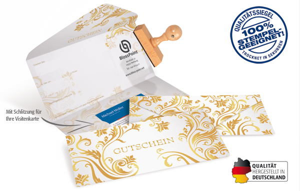 Gutscheinkarte Classic "brown ornament" Gutscheinkarte Classic "brown ornament"