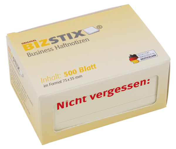 BIZSTIX® Business Haftnotizen "Nicht vergessen" BIZSTIX® Business Haftnotizen "Nicht vergessen"