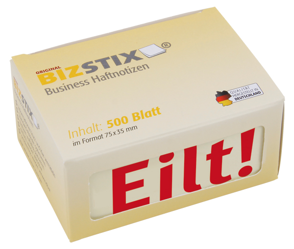 BIZSTIX® Business Haftnotizen "Eilt!" BIZSTIX® Business Haftnotizen "Eilt!"