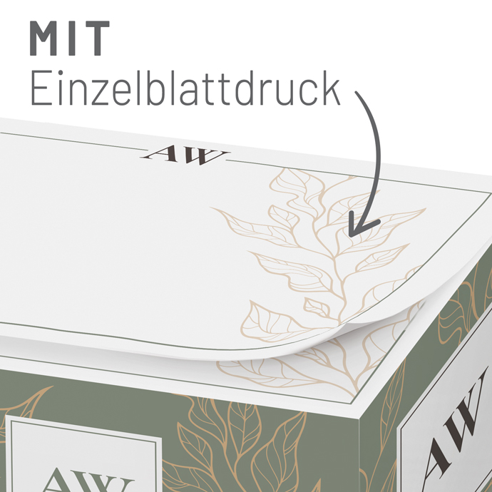 Notiz-Zettelklotz 12 x 8 x 6 cm im Siebdruck auf Mini-Holzpalette Notiz-Zettelklotz 12 x 8 x 6 cm im Siebdruck auf Mini-Holzpalette