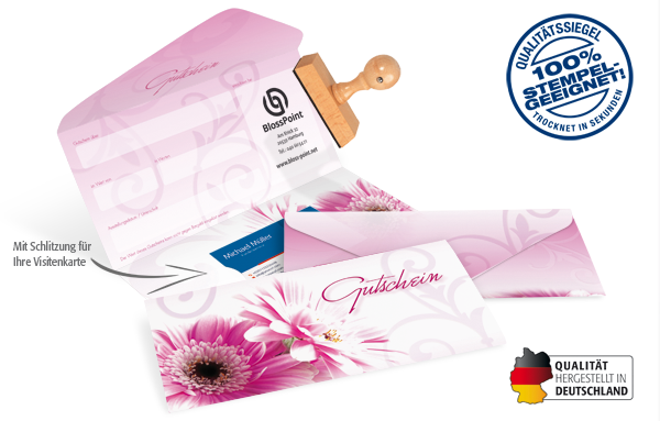 Gutscheinkarte Classic "Flower" Gutscheinkarte Classic "Flower"