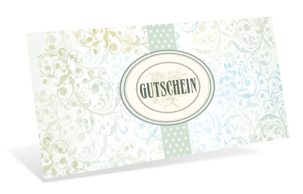 1209010334 Gutscheinkarte Classic "Seidenstoff" Gutscheinkarte Classic "Seidenstoff"