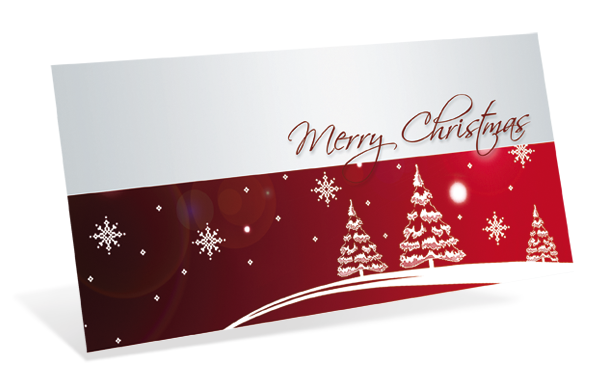 Gutscheinkarte Classic "merry christmas" Gutscheinkarte Classic "merry christmas"