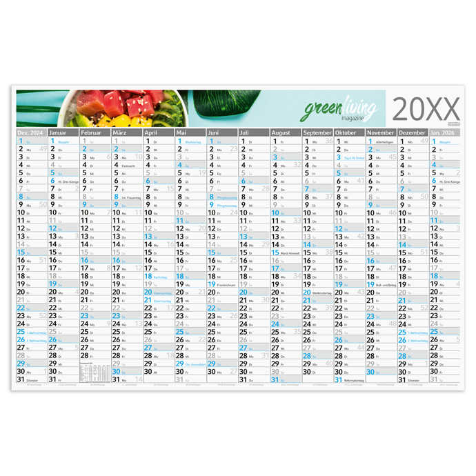 Posterkalender Big 14 Recycling Posterkalender Big 14 Recycling