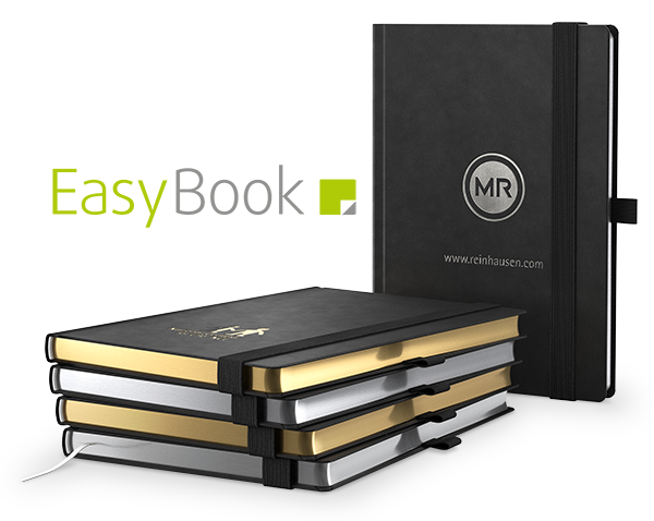 EasyBook Gold/Silver Notizbücher  personalisiert
