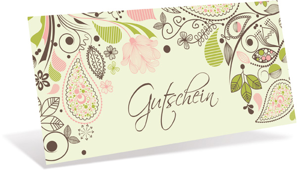 1209010280 Gutscheinkarte Classic "vintage art" Gutscheinkarte Classic "vintage art"