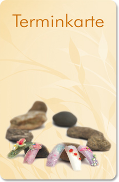 1204010142 Terminkarte "3D Nail Art" Terminkarte "3D Nail Art"