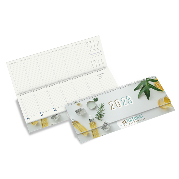 Tischquerkalender Business-Standard Softcover Recycling