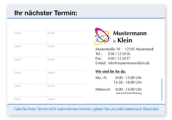 Terminzettel Classic #6.6 Terminzettel Classic #6.6