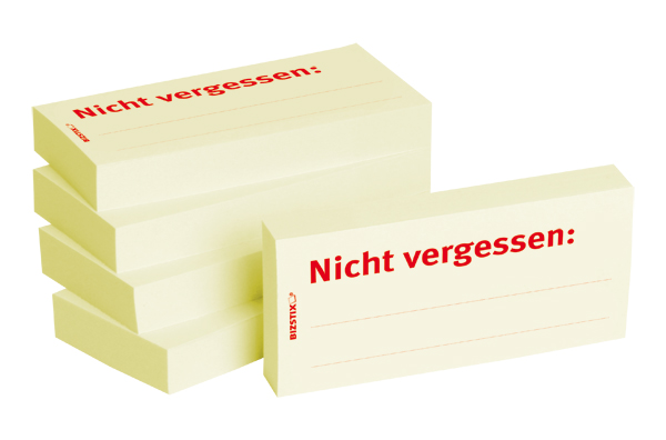 BIZSTIX® Business Haftnotizen "Nicht vergessen" BIZSTIX® Business Haftnotizen "Nicht vergessen"