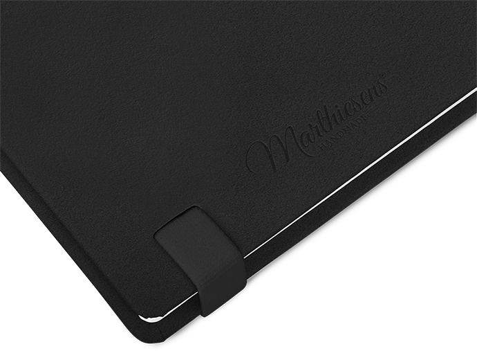 "Recycling-Leder Schwarz" - DIN A5 "Recycling-Leder Schwarz" - DIN A5