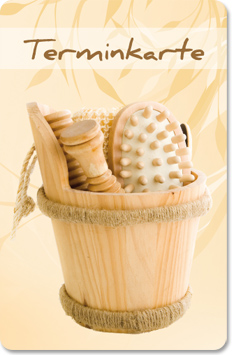 1204010111 Terminkarte "Saunaliebe" Terminkarte "Saunaliebe"