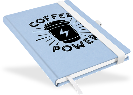 177132N "Light Blue" - DIN A5 mit deinem Umschlagdesign "Light Blue" - DIN A5 mit deinem Umschlagdesign