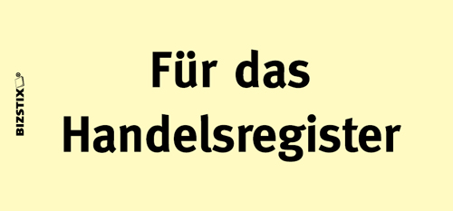 1301010121 BIZSTIX® Business Haftnotizen "Für das Handelsregister" BIZSTIX® Business Haftnotizen "Für das Handelsregister"