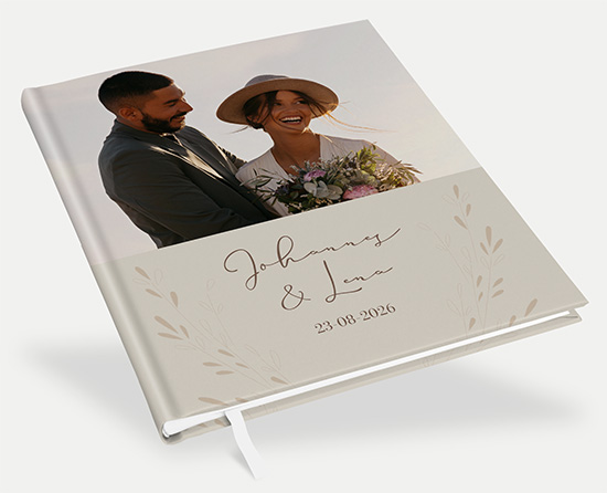 Gästebuch Hochzeit - Vintage "Golden Memories"