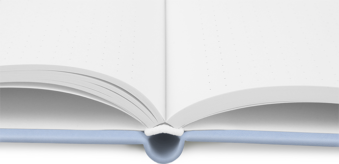 "Light Blue" - DIN A5 mit deinem Umschlagdesign "Light Blue" - DIN A5 mit deinem Umschlagdesign