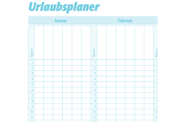 DailyMax Terminplaner 4 Spalten - 15 Minutentakt